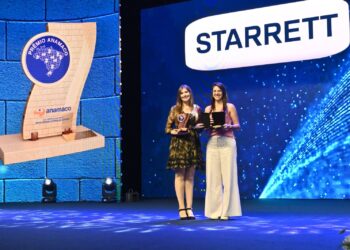 Edição 2023 da pesquisa “Melhores Indústrias de Material de Construção” feita pelo Instituto Anamaco premia Starrett