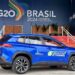 Toyota forneceu carros híbridos para o transporte de delegações no G20