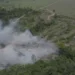Fumaça de incêndios cobre o céu do Brasil