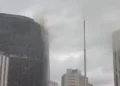 Incêndio atingiu o edifício Copan, no centro de São Paulo