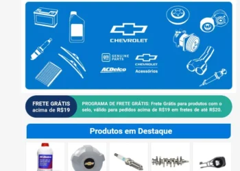 Chevrolet inaugura loja na Shopee com peças e acessórios para automóveis