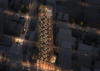 De detectores de CO2 a simulador de remo: edifício que muda de cor trará inovações em saúde e condicionamento físico