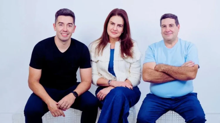 Jonas Freitas, Flávia Murgel e Gabriel Berisso