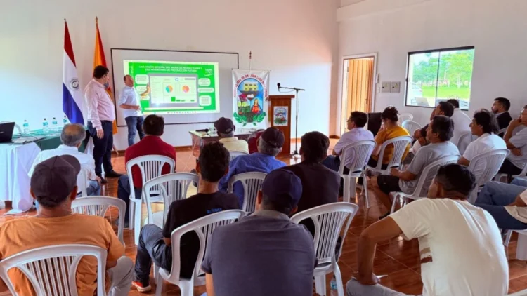 Evento de start de projeto com o município de Doctor Juan León Mallorquín. Imagem: divulgação