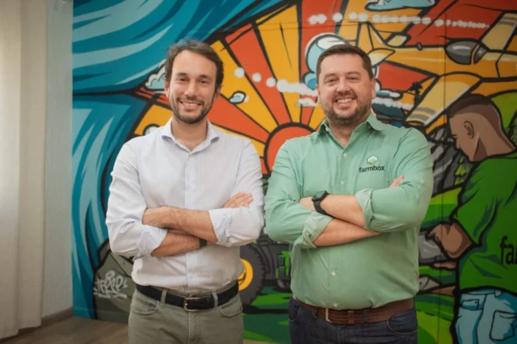 Matteo Cunial, CRO da xFarm Technologies e André Cantarelli, CEO da Checkplant
Divulgação