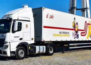 Empresa de transportes, Jamef, reduz em 60% o número de acidentes rodoviários