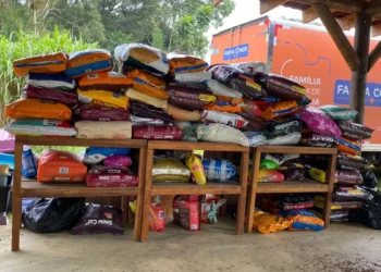 Farma Conde apoia ação solidária em aldeia indígena de São Paulo com transporte e logística de doações