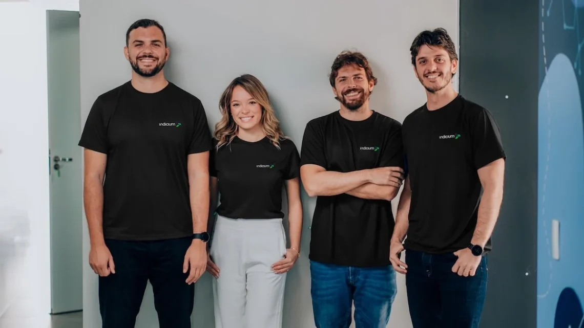 Daniel Avancini, Isabela Blasi, Vitor Avancini e Matheus Dellagnelo: os cofundadores da Indicium
Divulgação / Indicium