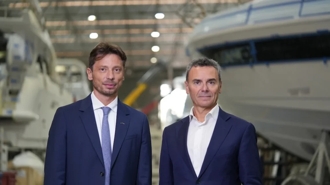 Andrea Consolini, CEO interino no Brasil , e Marco Valle, CEO do Grupo Azimut|Benetti