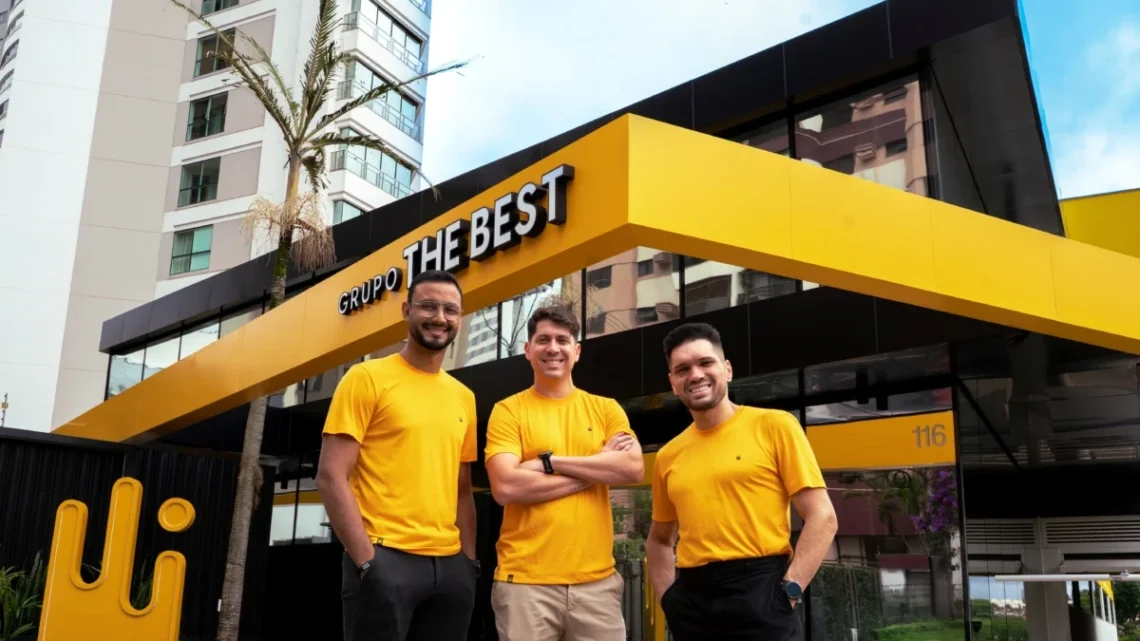 Mateus Bragatto, Mateus Queiroz e Sérgio Kendy, sócios da The Best Açaí