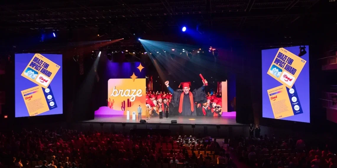 iFood recebe o prêmio Braze for Impact Torchie Award