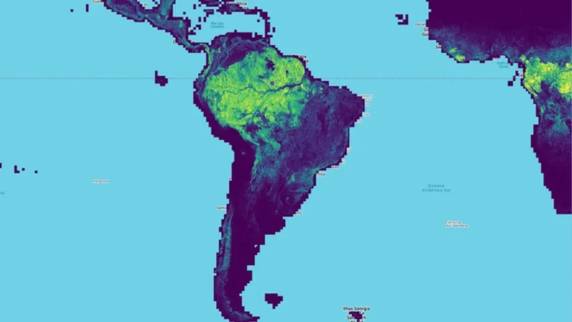 O modelo e os mapas do CHMv2 estão disponíveis publicamente (Captura de tela/Meta)