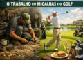 O TRABALHO EM MIGALHAS E O GOLF.