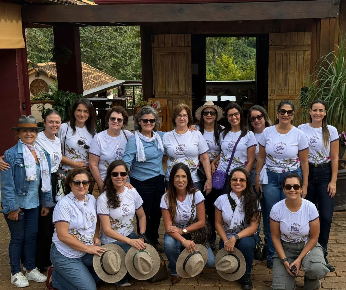 Integrantes da Missão Elas no Café Expocacer 2026
Arquivo Expocacer