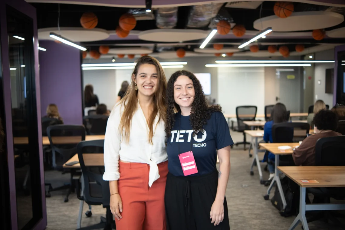 Raffaella Souza, Gerente de Pessoas da TETO Brasil e Antonia Tourinho, CRO Brasil da Factorial