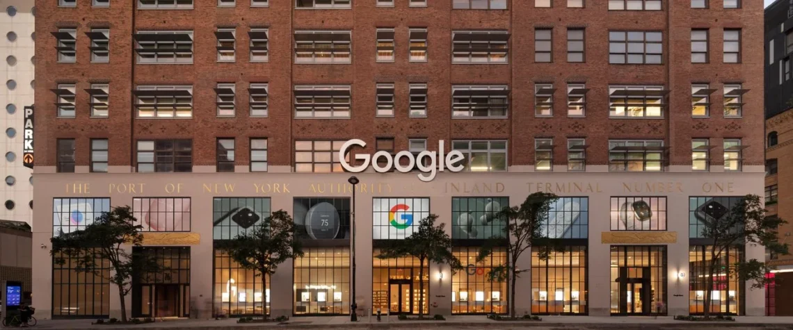 Modelo da Google Store em Nova York/ Divulgação