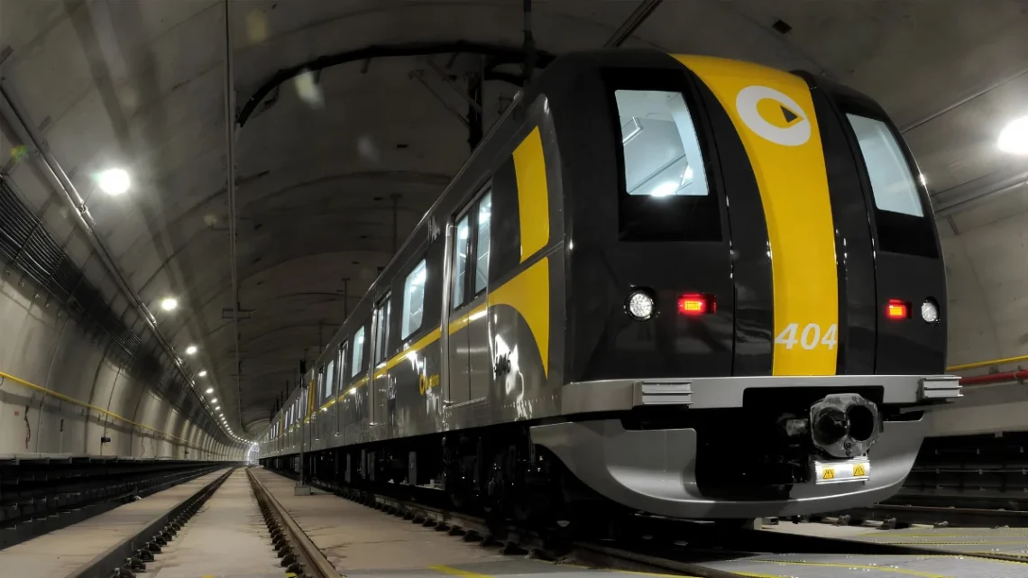 Trem da Linha 4 do Metrô de São Paulo, concessão da Motiva (Divulgação)