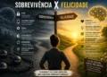 SOBREVIVÊNCIA X FELICIDADE