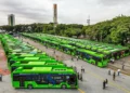 Ônibus elétricos têm crescimento de 92,5% no 1º semestre de 2026 comparado com 2025
